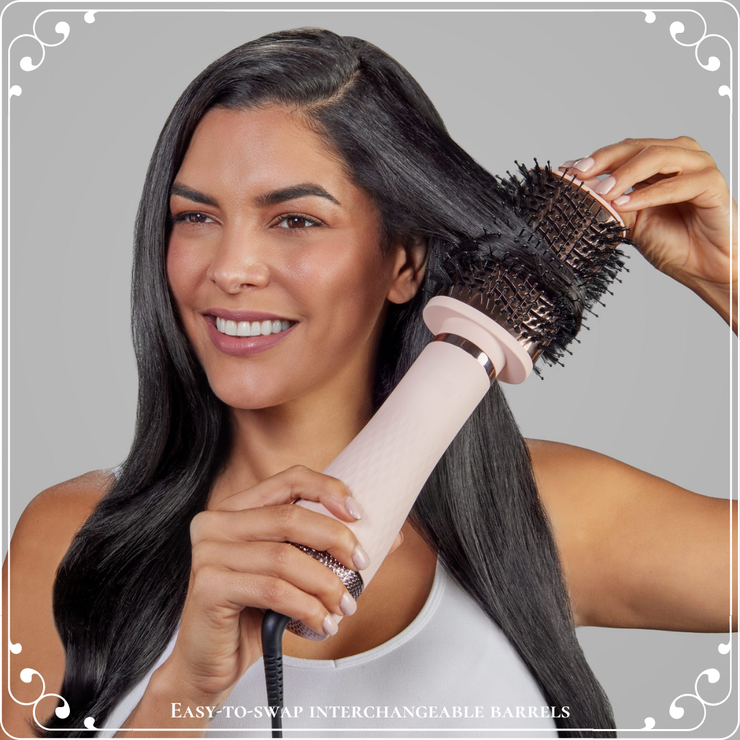 2-in-1 Interchangeable Brush Dryer - Perfect for styling bangs and sho –  Glow & Save