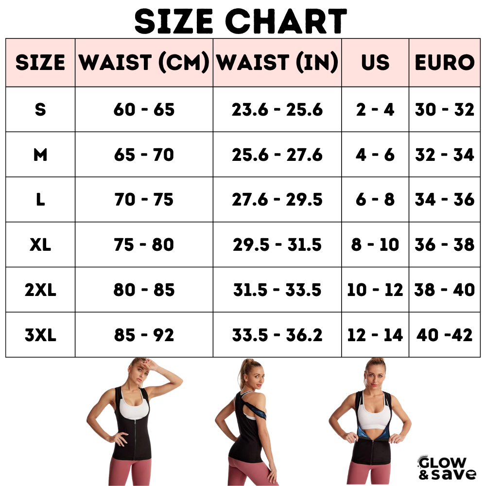 Women's Sauna Waist Trainer - Hourglass Sweat Tank Top Shaper with Zipper