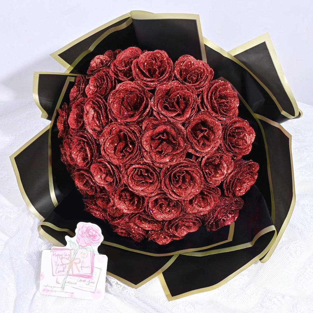 Glitter Rose Bouquet