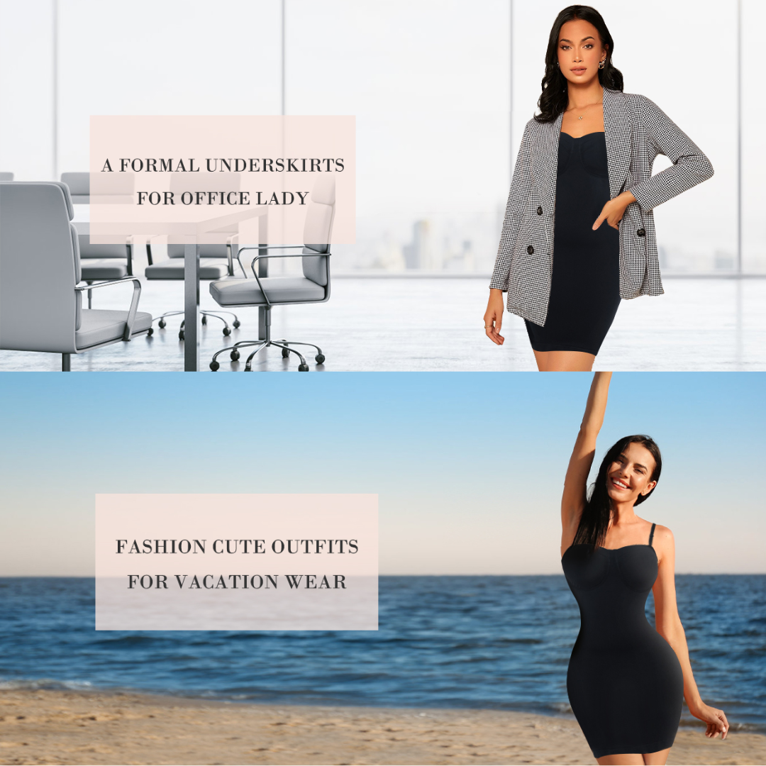 Corset Style Shapewear Dress – Enhances Natural Hourglass Figure