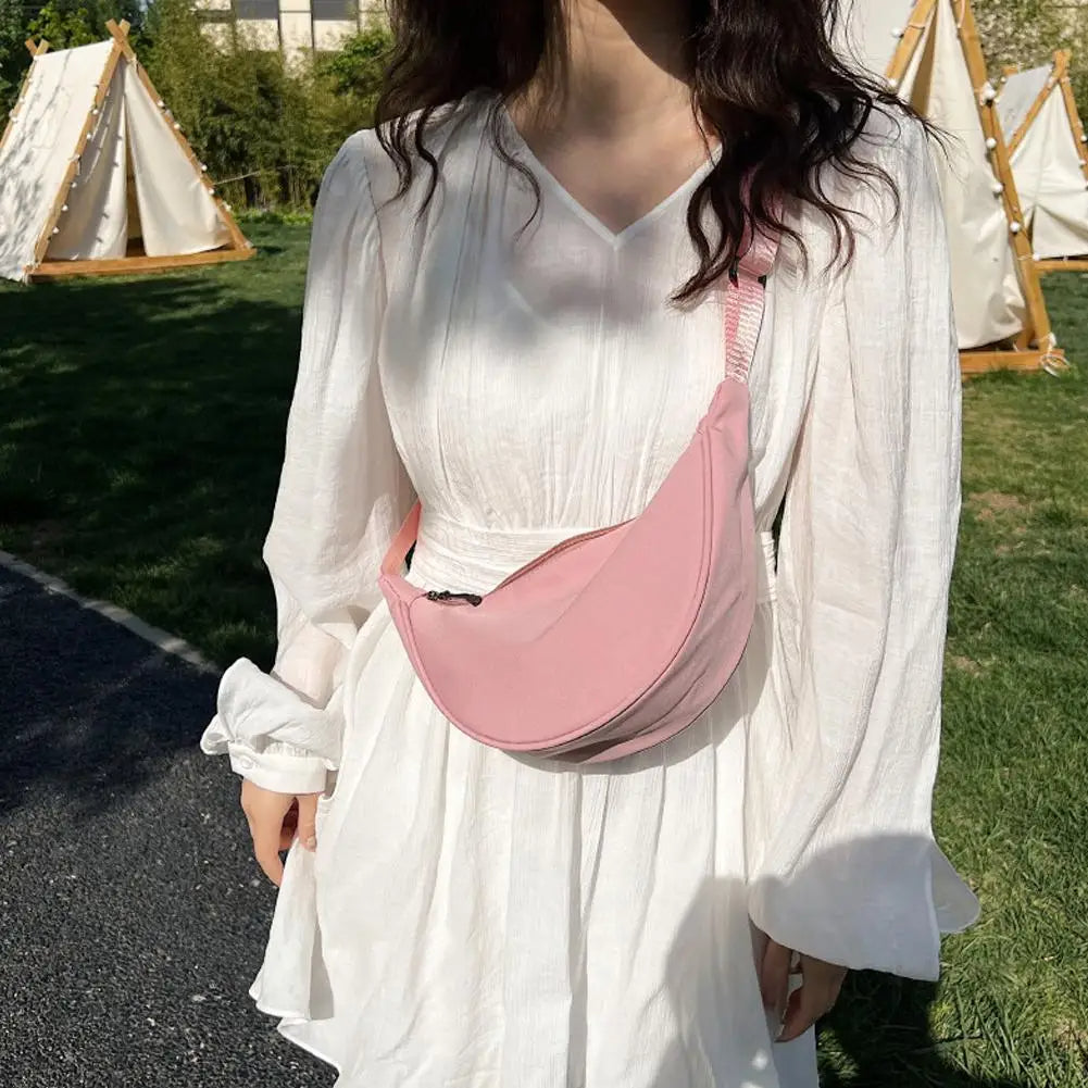 Trendy Women's Crossbody Hobo Shoulder Bag - Vegan Leather Clutch with Adjustable Strap