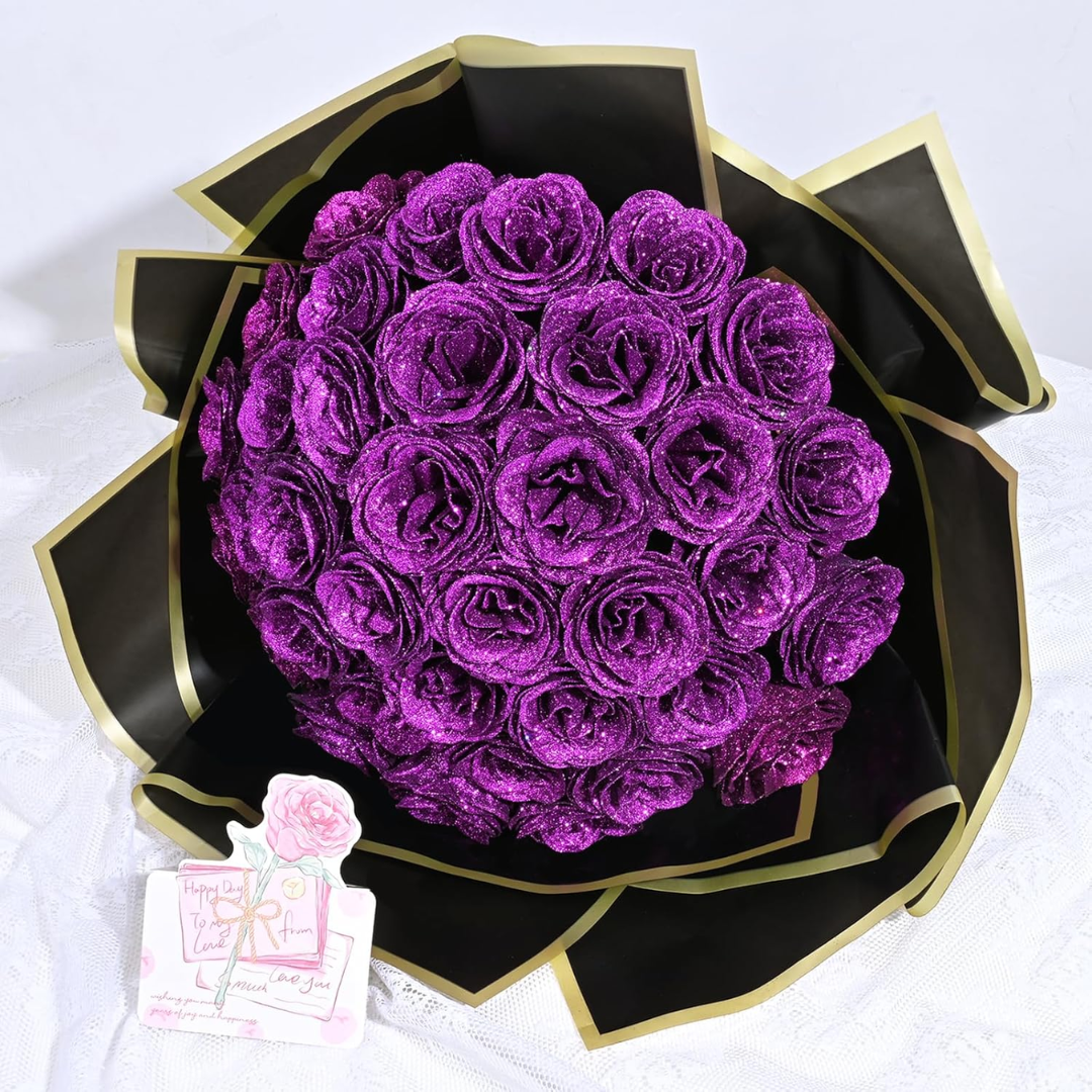 Glitter Rose Bouquet
