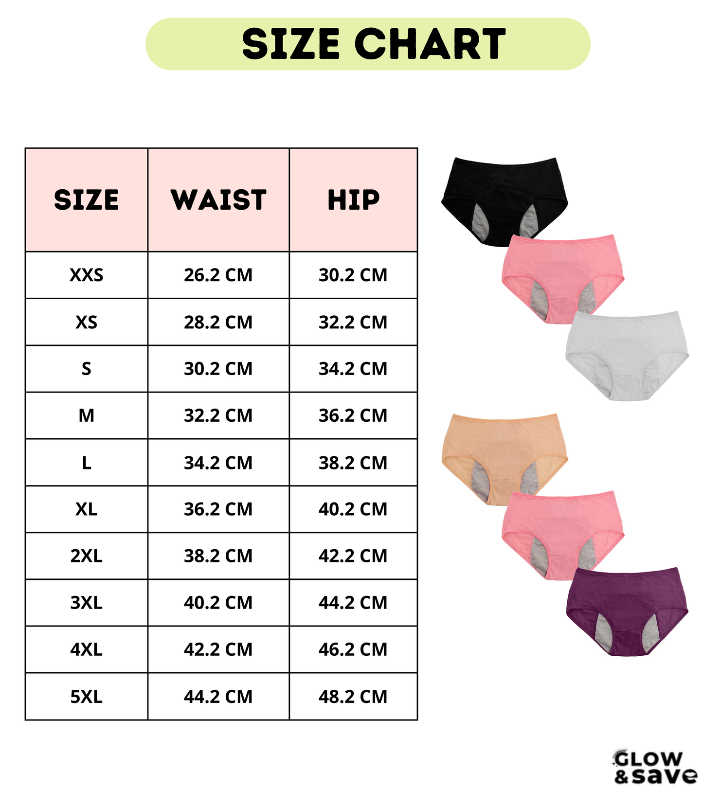 Leakproof High Waisted Panties