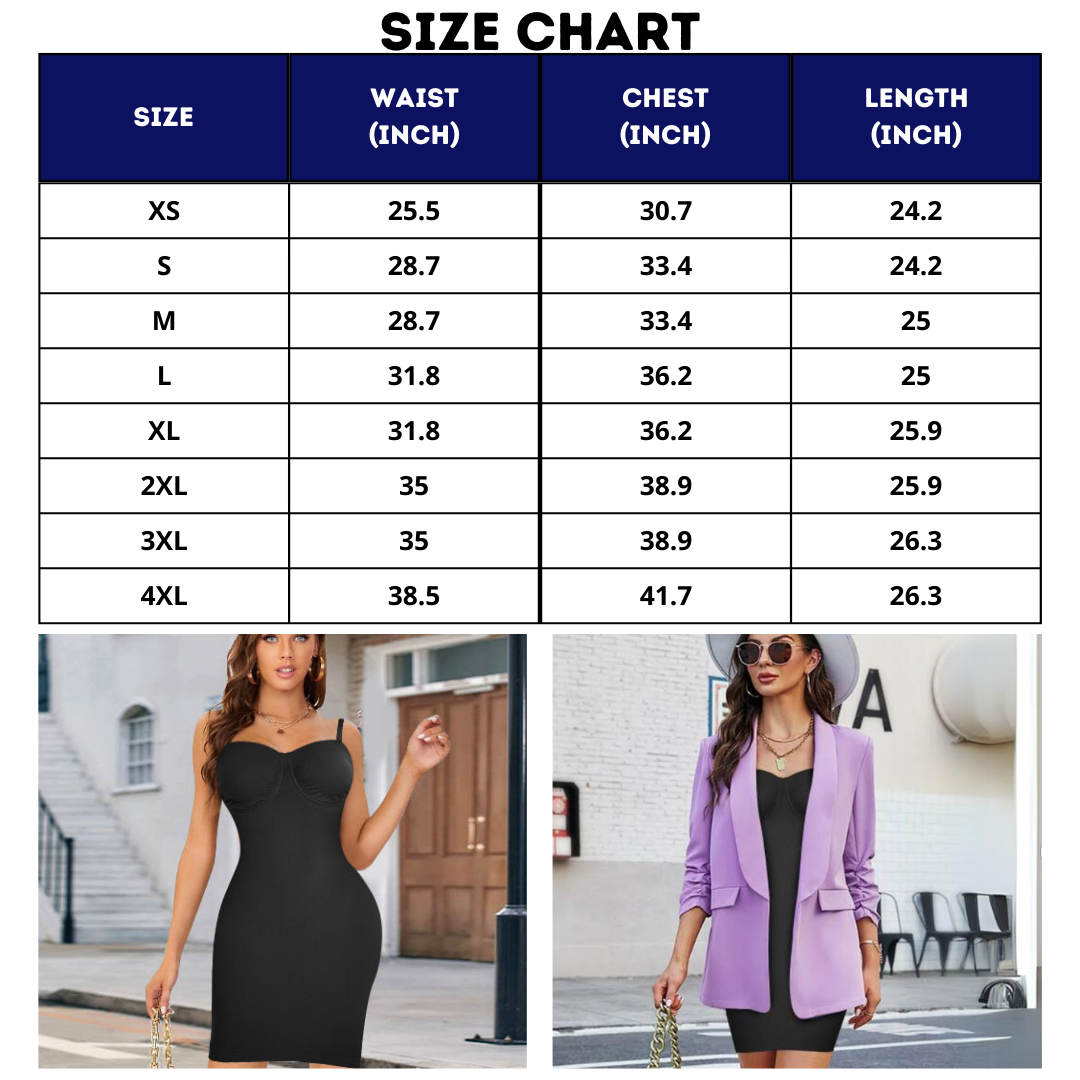 Corset Style Shapewear Dress – Enhances Natural Hourglass Figure