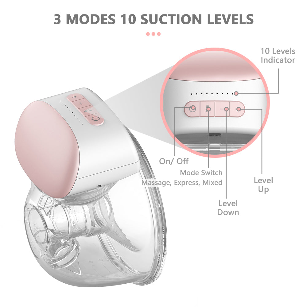 Mums Wearable Breast Pump - Gentle Massage and Pain Free