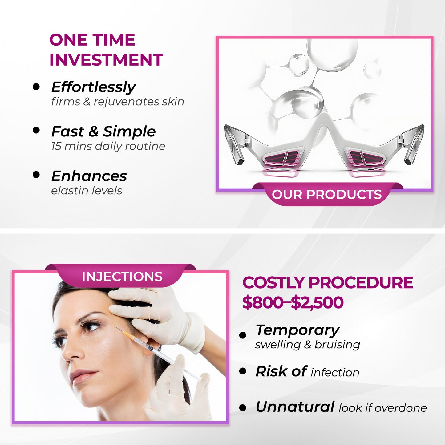EMS Eye Red light Eye Massager - Reduce Wrinkles & Relax your eyes
