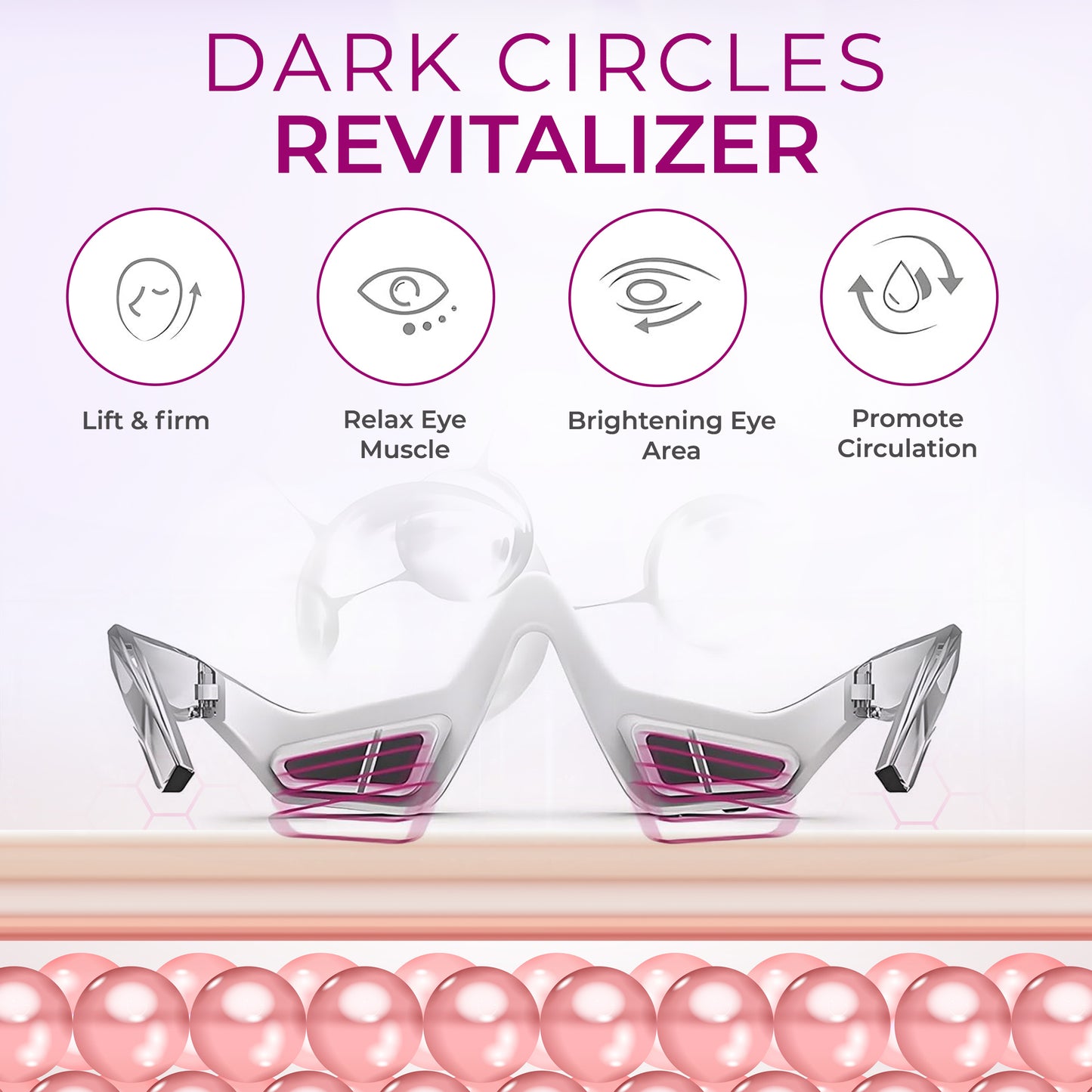 EMS Eye Red light Eye Massager - Reduce Wrinkles & Relax your eyes