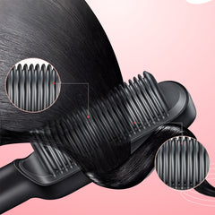 2 in 1 Professional Straightening Brush + Hair Comb