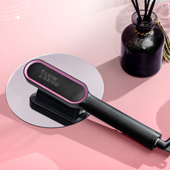 2 in 1 Professional Straightening Brush + Hair Comb