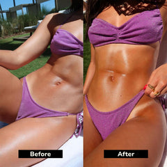 Beach Tanning Cream for Quick Results - Soft Brown