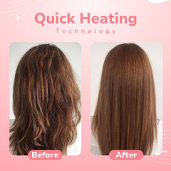 2 in 1 Professional Straightening Brush + Hair Comb