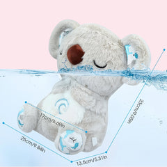 Anxiety Relief Koala Plush Toy with Music, Lights and Rhythmic Breathing Motion