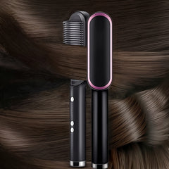 2 in 1 Professional Straightening Brush + Hair Comb