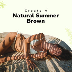 Beach Tanning Cream for Quick Results - Soft Brown