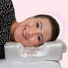 2 in 1 Anti-Wrinkle & Neck Relaxing Pillow with Silk Pillowcase
