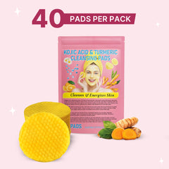 Turmeric Kojic Pads - Brightens & Evens Skin Tone (2-PACK)