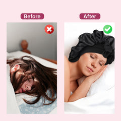 All-Night Silk Bonnet - Stays On All Night Guaranteed
