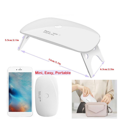 Mini UV LED Nail Lamp for Curing Gel Nail Polish