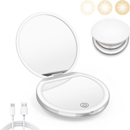 LED Compact Mirror