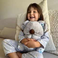 Anxiety Relief Koala Plush Toy with Music, Lights and Rhythmic Breathing Motion