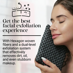 Charcoal Fibres Shower Scrub