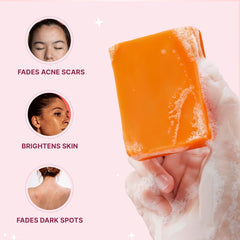 Turmeric Brightening Soap - Helps with acne and dark spots