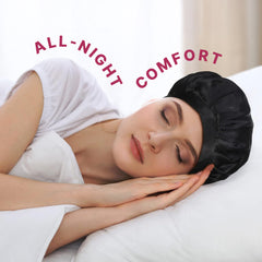 All-Night Silk Bonnet - Stays On All Night Guaranteed