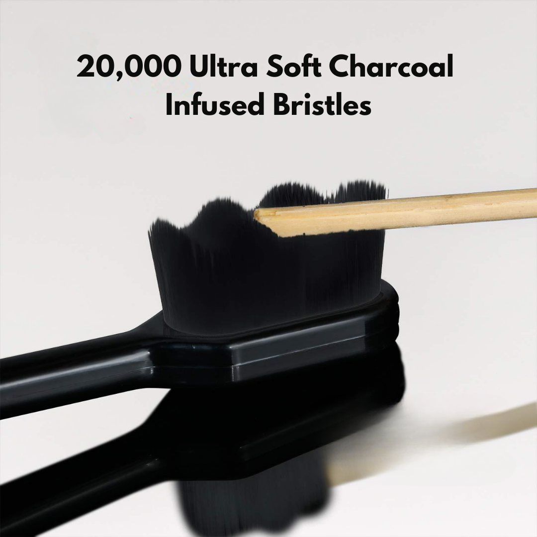 Bamboo Charcoal Bristles Toothbrush