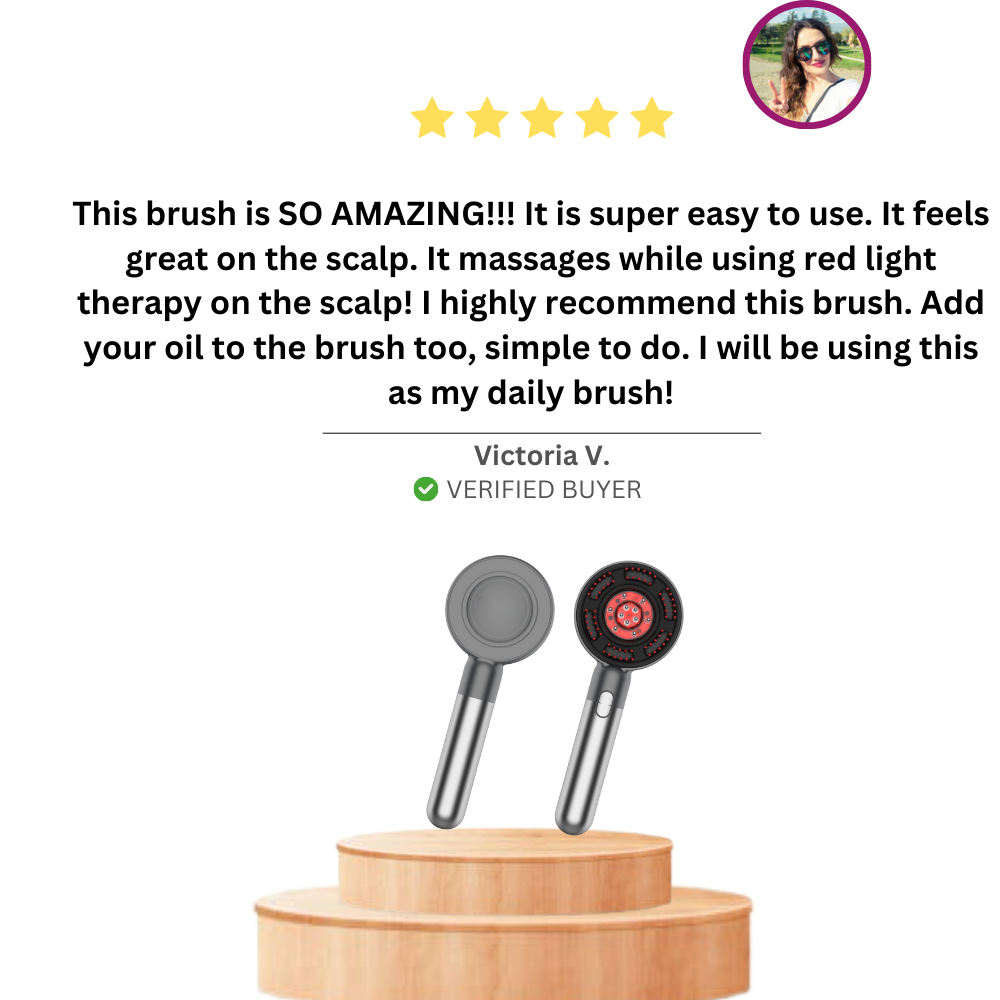 Cordless Scalp Massaging Brush for Deep Muscle Relaxation at Home