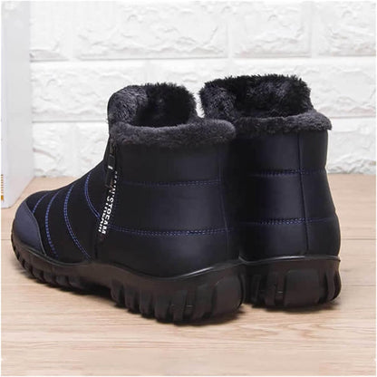 Waterproof Cotton Zipper Shoes with Thick insole to keep your feet Warm & Comfortable