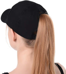 Womens Ponytail Cap for Running, Tennis, Golf & All Occassions