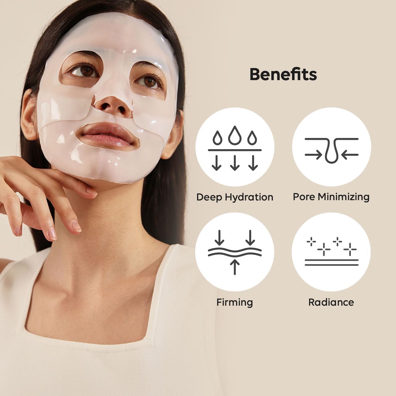 Bio-Collagen Deep Mask - Anti-Wrinkle Lifting Mask for Deep Collagen Renewal (4-PACK)