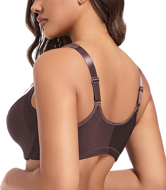 Women’s Front-Closure Underwire Bra – No-poke padded underwire comfort