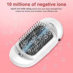 Detangler Ionic Hairbrush - Get sleek, shiny, and frizz-free hair