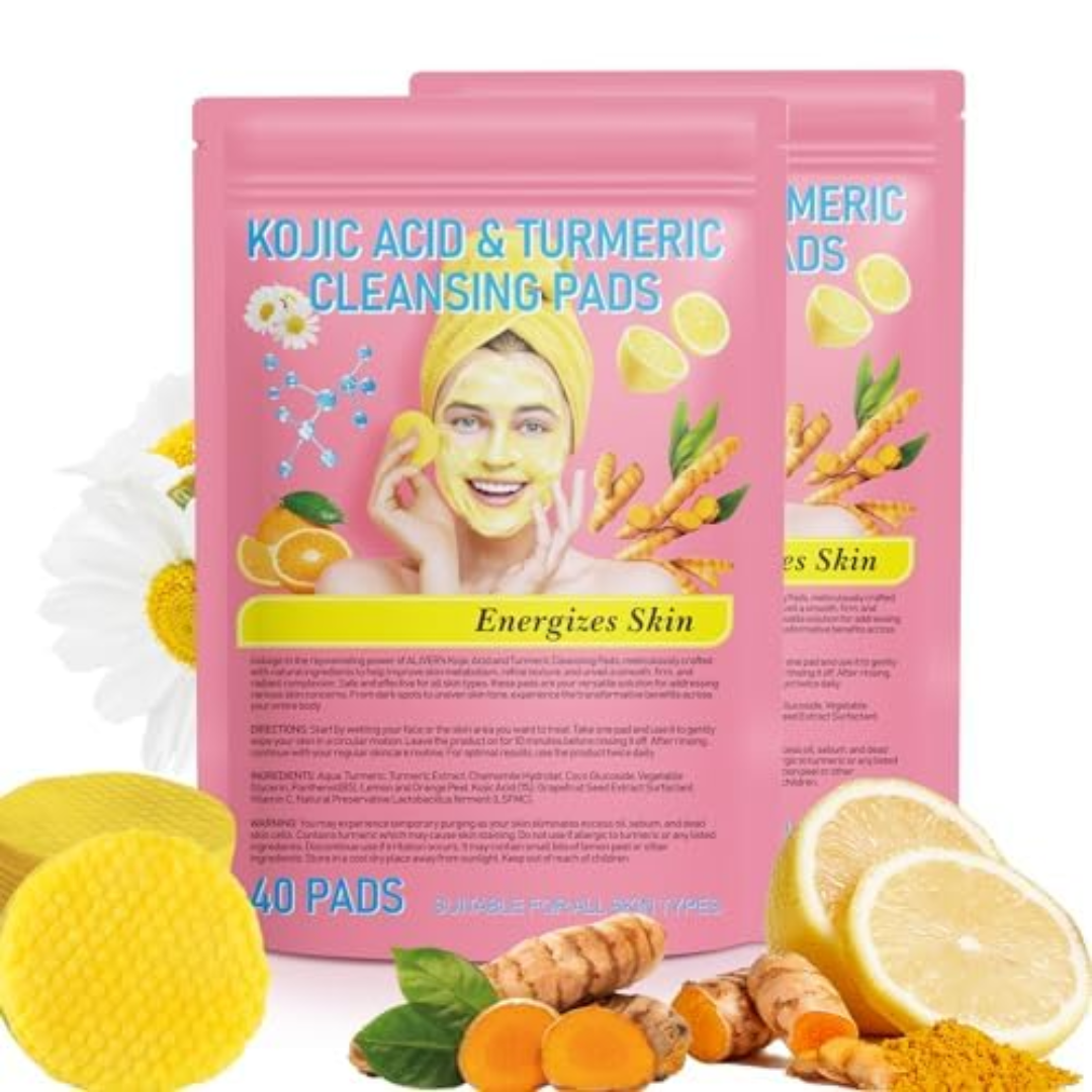 Turmeric Kojic Pads - Brightens & Evens Skin Tone (2-PACK)