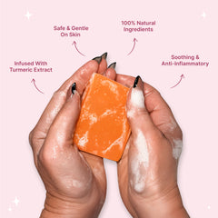 Turmeric Brightening Soap - Helps with acne and dark spots