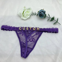 Personalized Lace Thongs & Strings for your Girlfriend or Wife