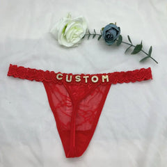 Personalized Lace Thongs & Strings for your Girlfriend or Wife