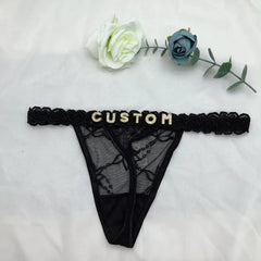 Personalized Lace Thongs & Strings for your Girlfriend or Wife