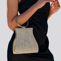 Chic Rhinestone - Embellished Handbag