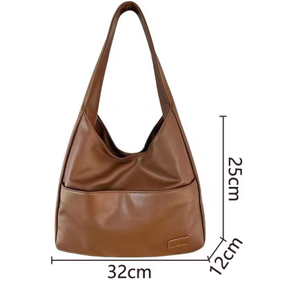 Vintage Leather Hobo Bag - Stylish & Spacious