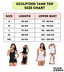 Body Sculpting Tank Top - Cinches waist for feminine shape