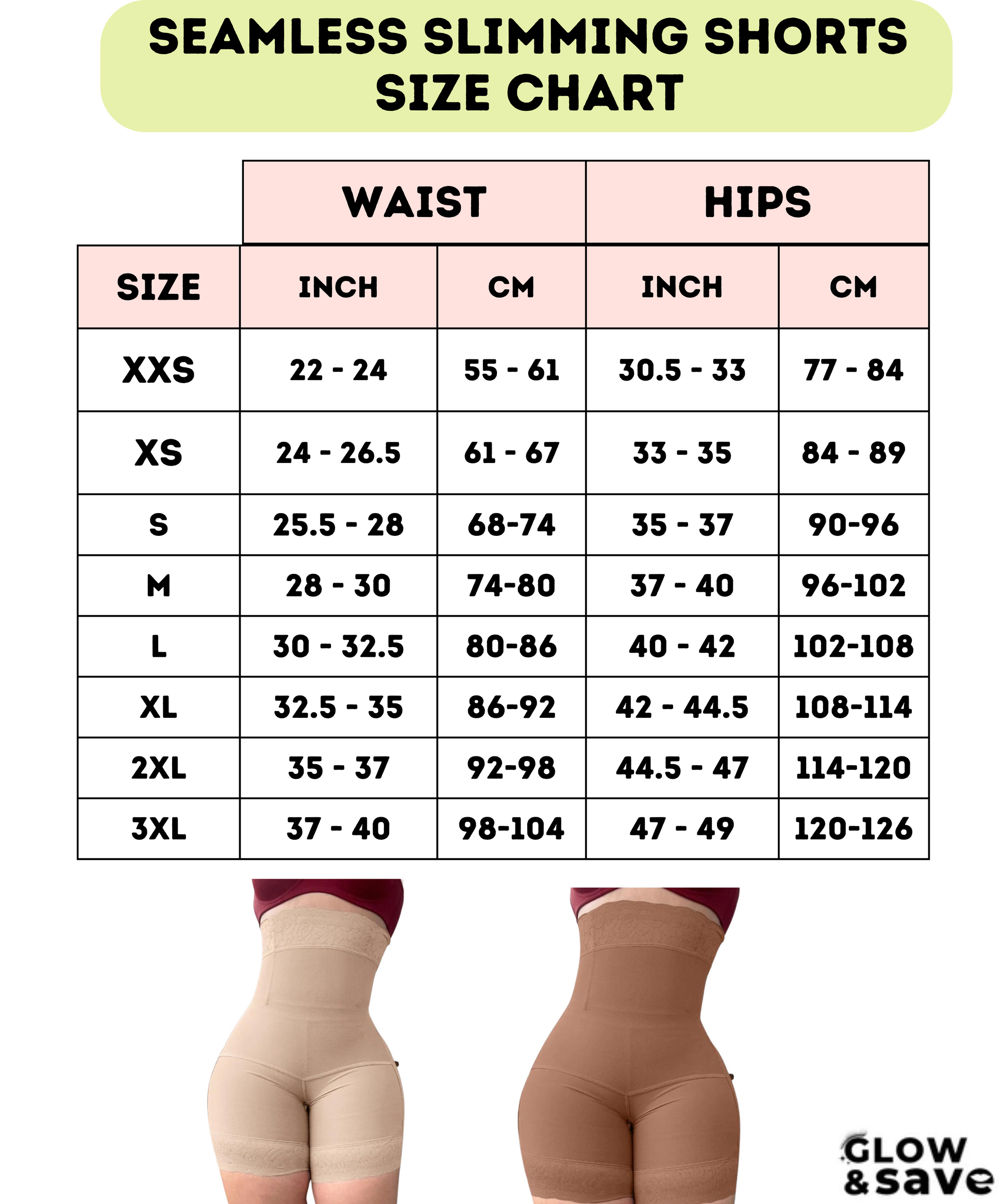 High Waist Fajas Seamless Slimming Shorts - Without Zipper & Hooks – Glow &  Save
