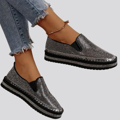 Women's Rhinestone Glitter slip-on Shoes