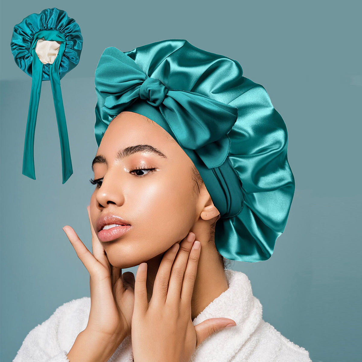 All-Night Silk Bonnet - Stays On All Night Guaranteed