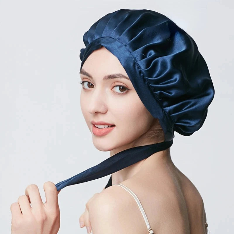 All-Night Silk Bonnet - Stays On All Night Guaranteed