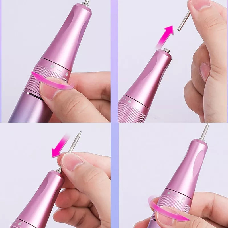 Electric Nail Drill - Long-lasting & Effective Pedicure Solution at Home