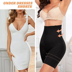 High-Waist Shapewear Shorts - Provides super strong sculpting support